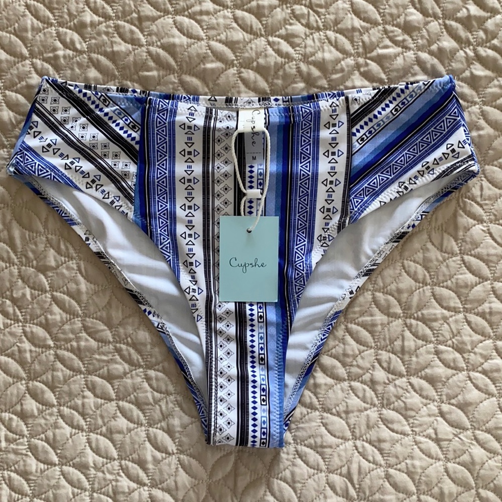 Cupshe high rise bikini bottoms